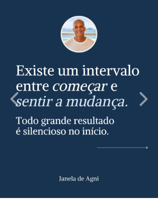 Começa a mudança